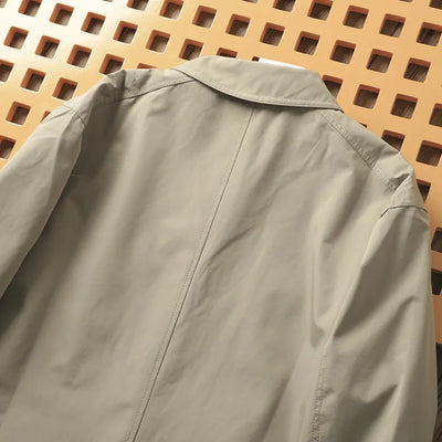 Aksel | Termisk vatteret trenchcoat i mellemlængde