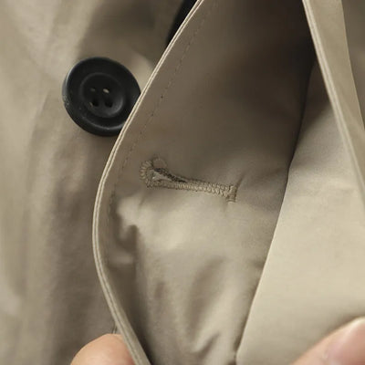 Aksel | Termisk vatteret trenchcoat i mellemlængde