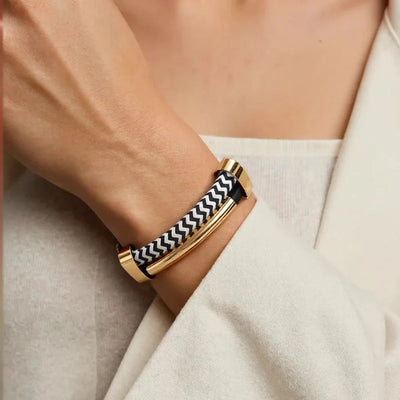 Astrid - Dobbeltlags rebarmbånd og halskædesæt