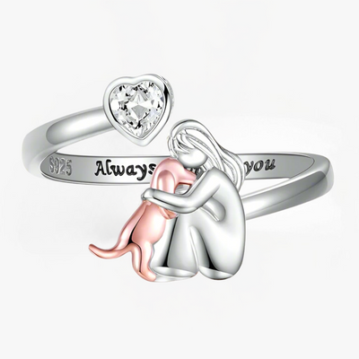 HNS | Dog Embrace Ring (Rose)